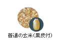 普通の玄米（果皮付）
